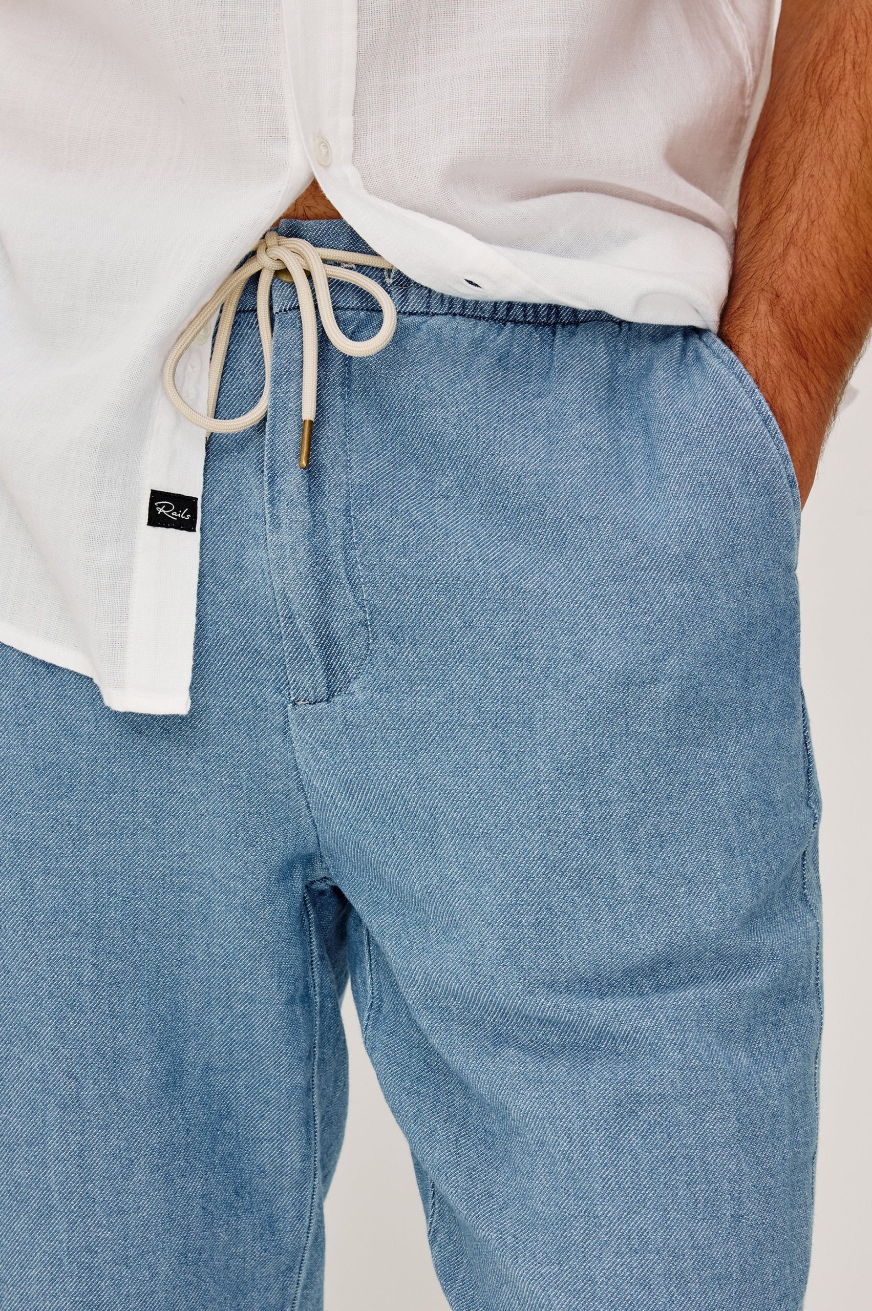 CALLUM PANT - MEDIUM WASH INDIGO - Image 2