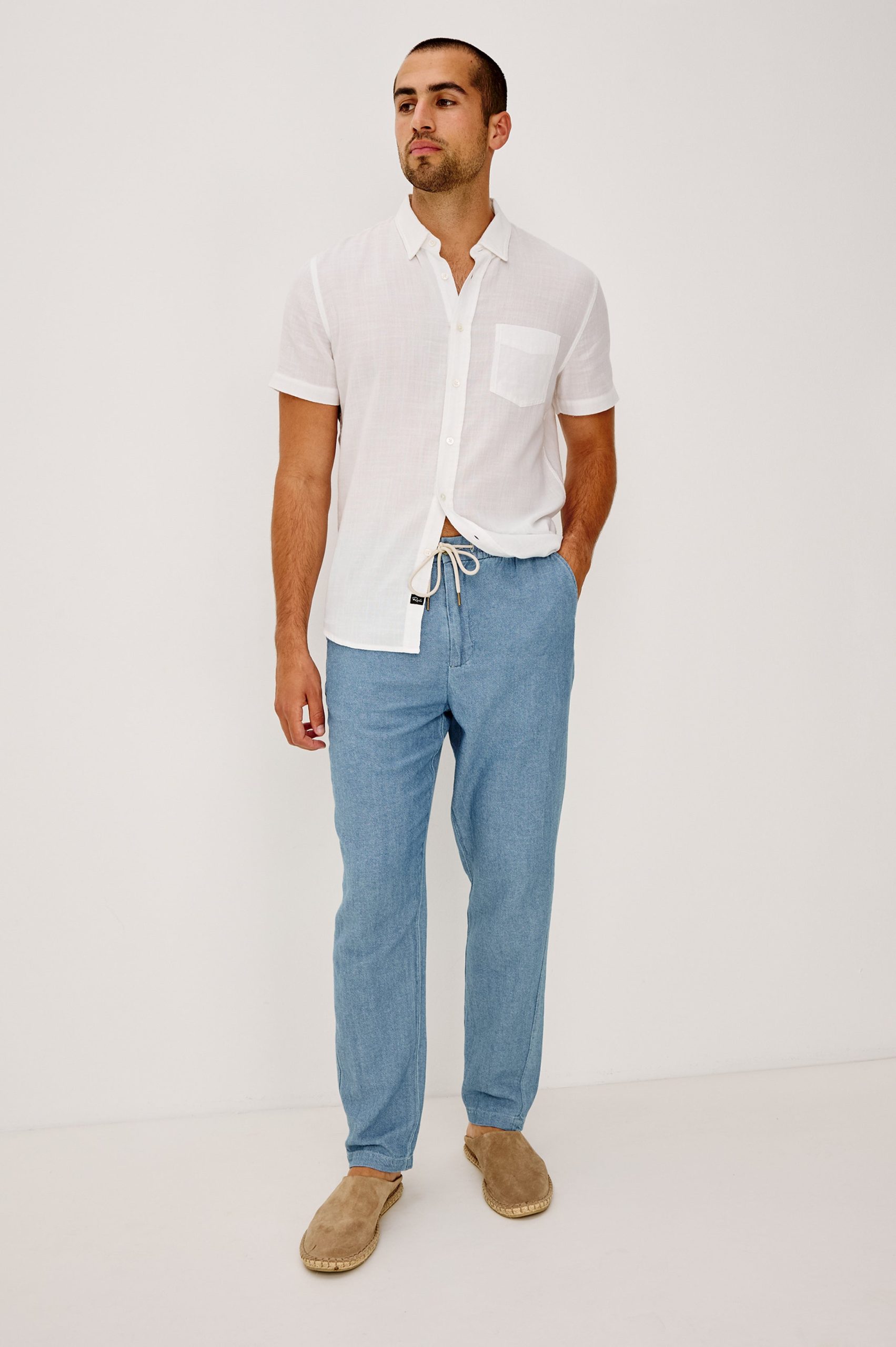 CALLUM PANT - MEDIUM WASH INDIGO - Image 4