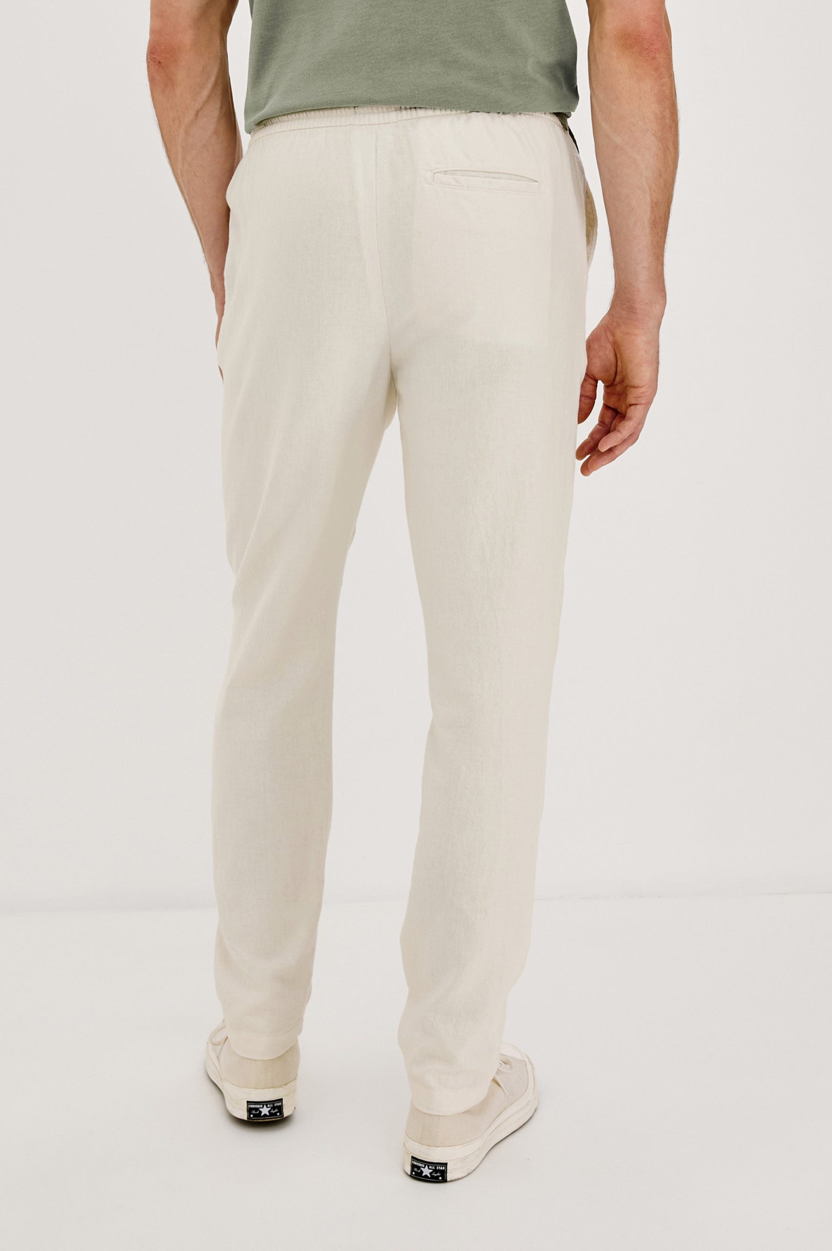 CALLUM PANT TALL - ECRU - Image 5