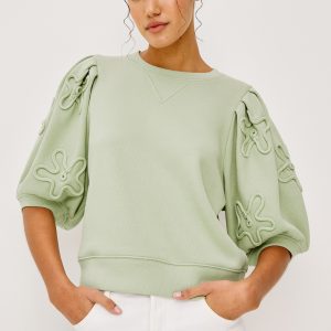 CAMY SWEATSHIRT - VINTAGE SAGE