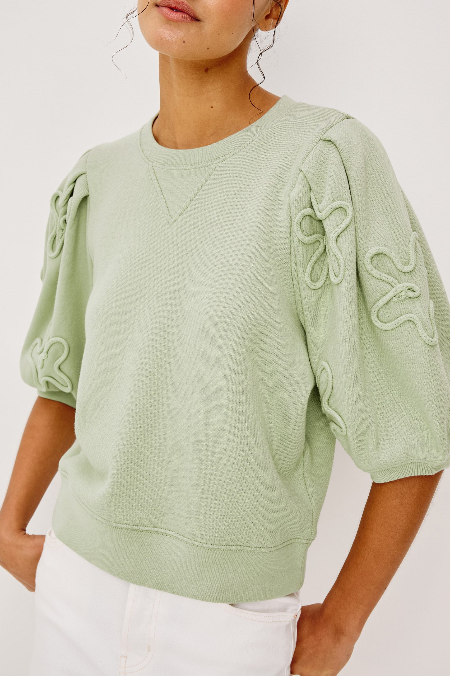 CAMY SWEATSHIRT - VINTAGE SAGE - Image 2