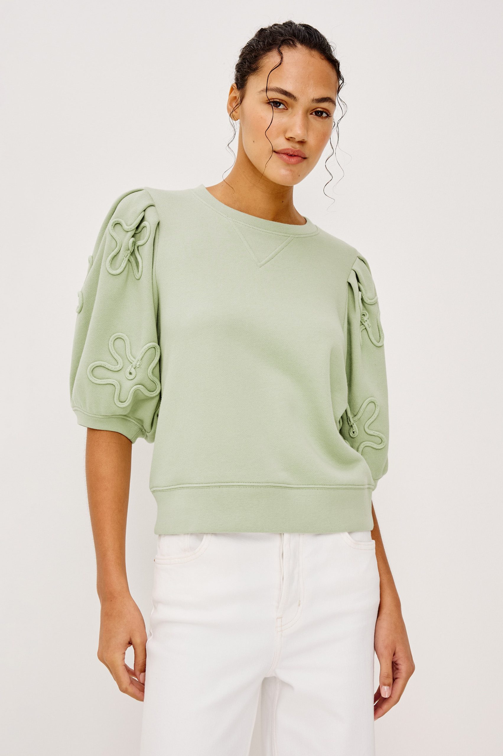 CAMY SWEATSHIRT - VINTAGE SAGE - Image 4