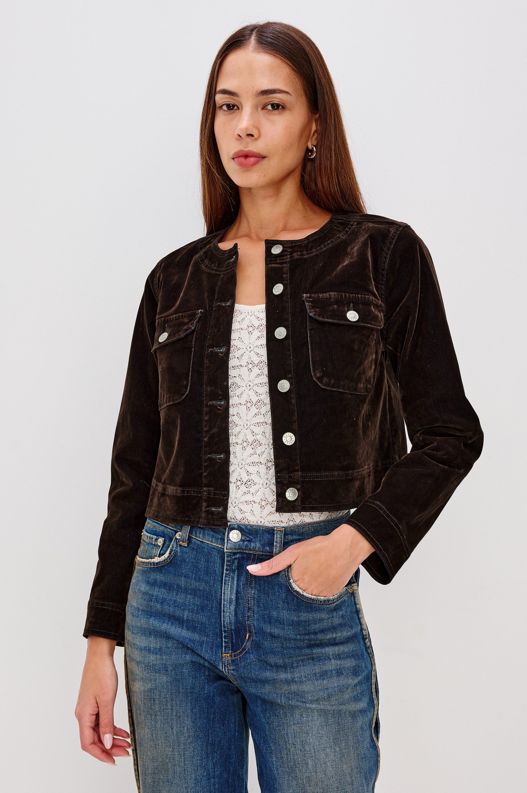 CAPISTRANO JACKET - CHOCOLATE FLOCKING