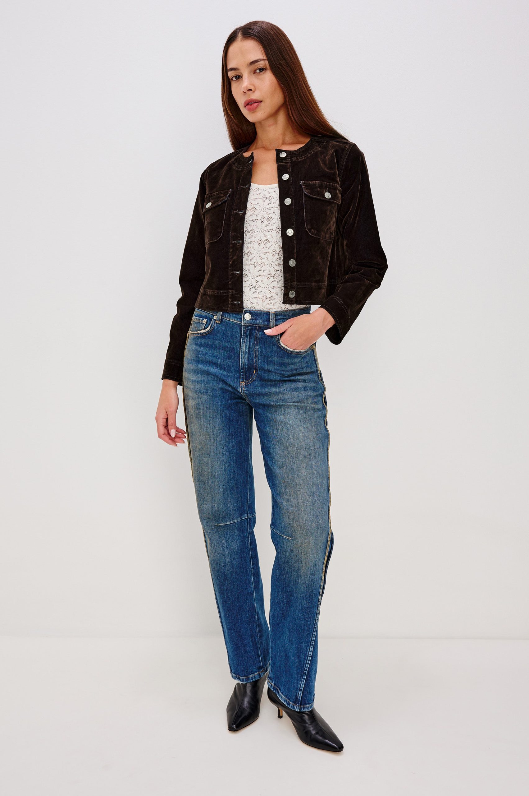 CAPISTRANO JACKET - CHOCOLATE FLOCKING - Image 3