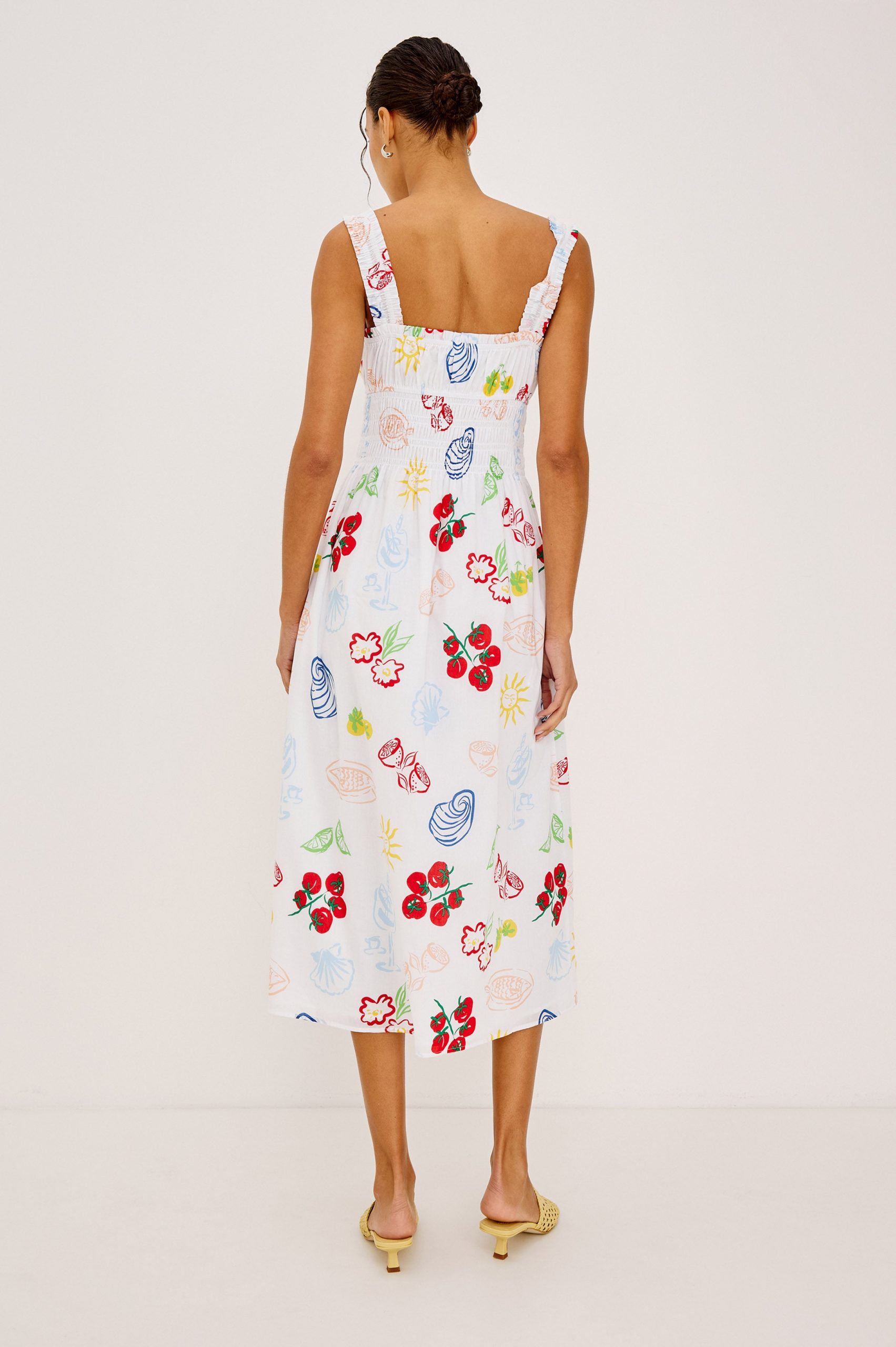 RAILS X GIADZY CAPRI DRESS - WHITE ANTIPASTI - Image 5