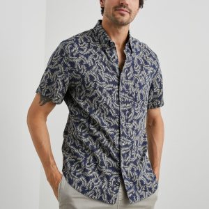 CARSON SHIRT - PALM AMERICANO NAVY