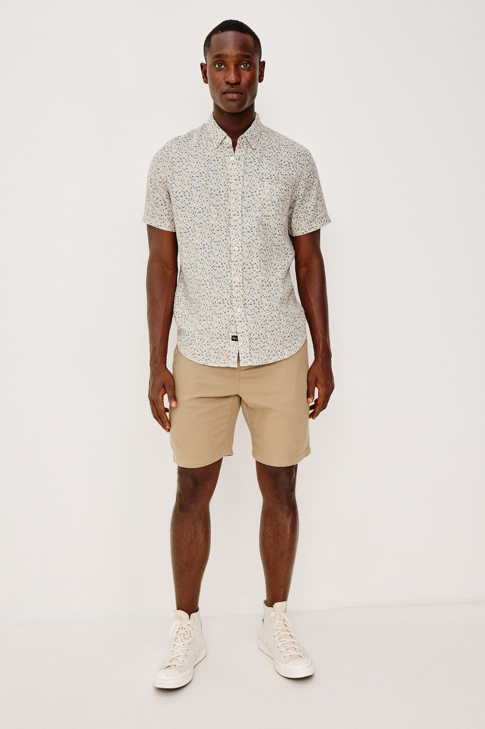 CARSON SHIRT - SPRING BLOSSOM PARCHMENT - Image 3