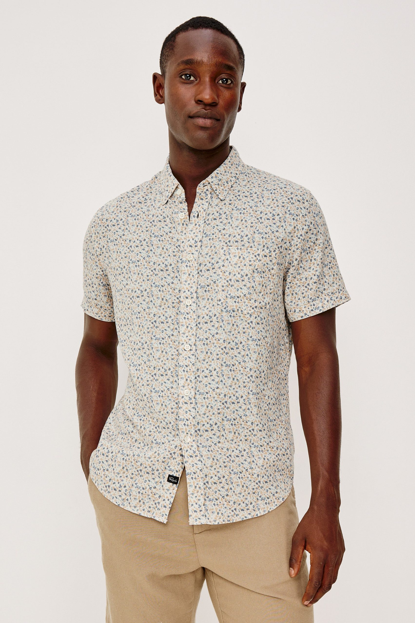 CARSON SHIRT - SPRING BLOSSOM PARCHMENT - Image 4