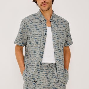 CARSON SHIRT - VINTAGE AQUARIUM ETCH