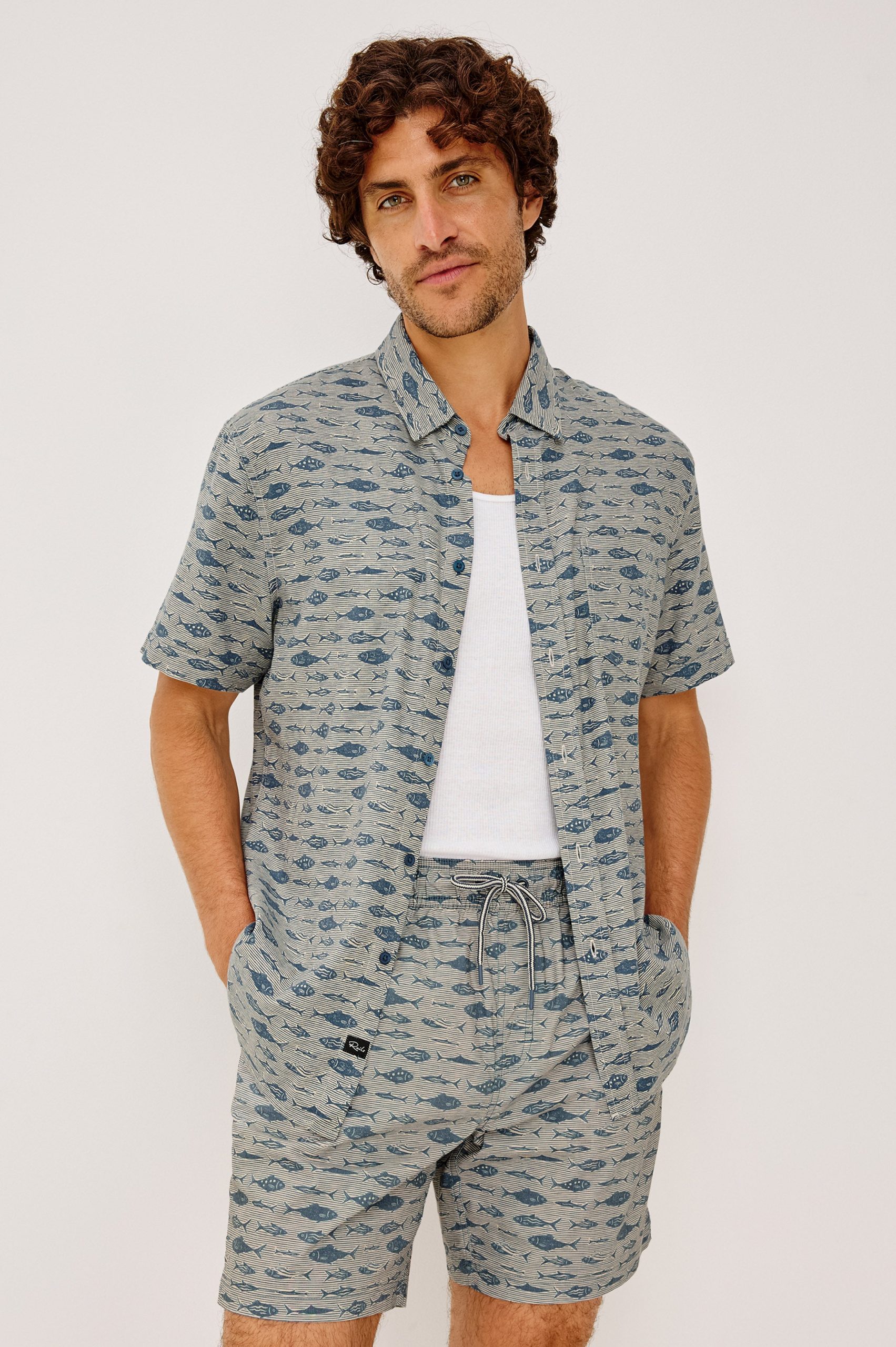 CARSON SHIRT - VINTAGE AQUARIUM ETCH