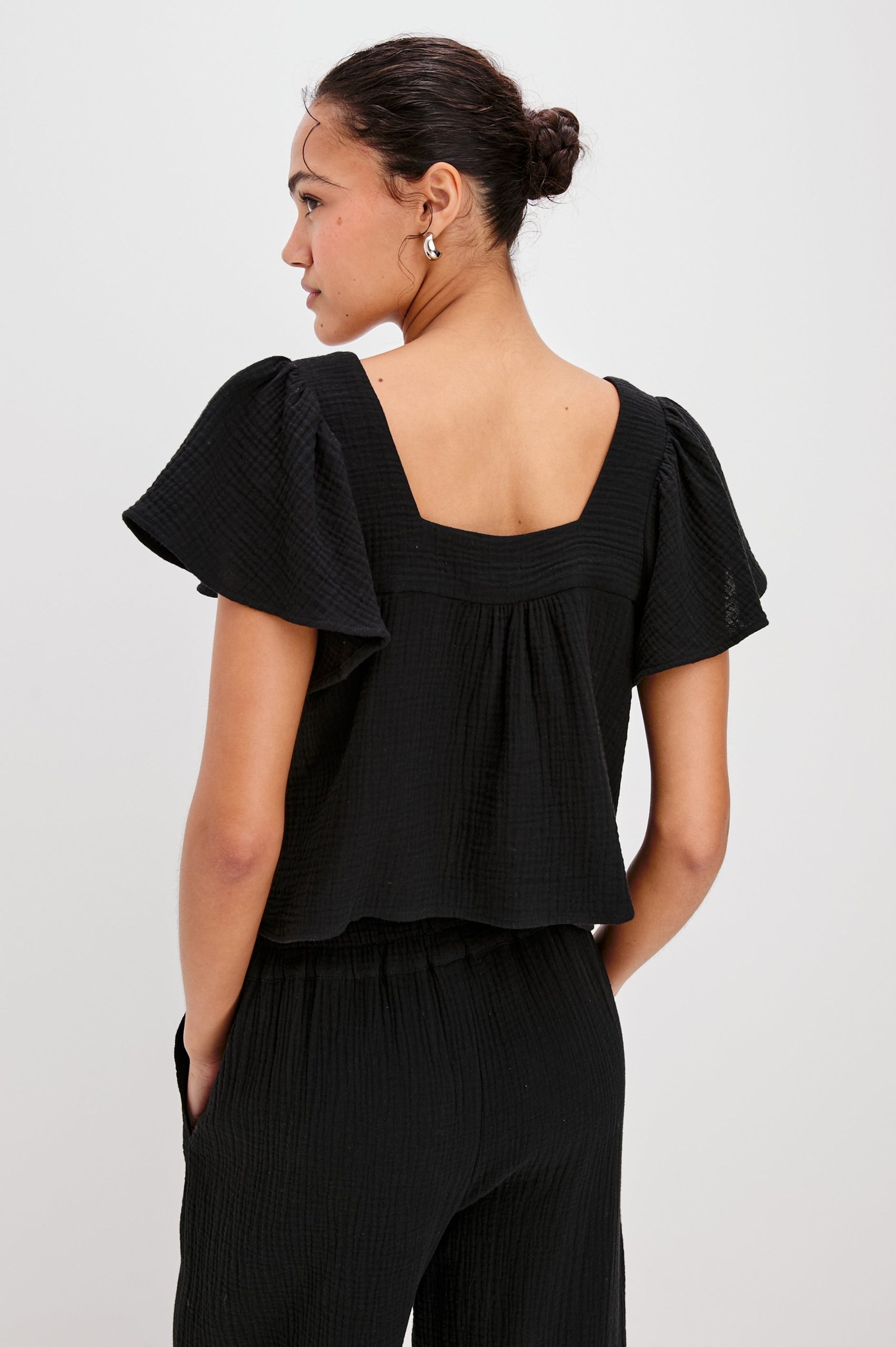 CASIE TOP - BLACK - Image 4