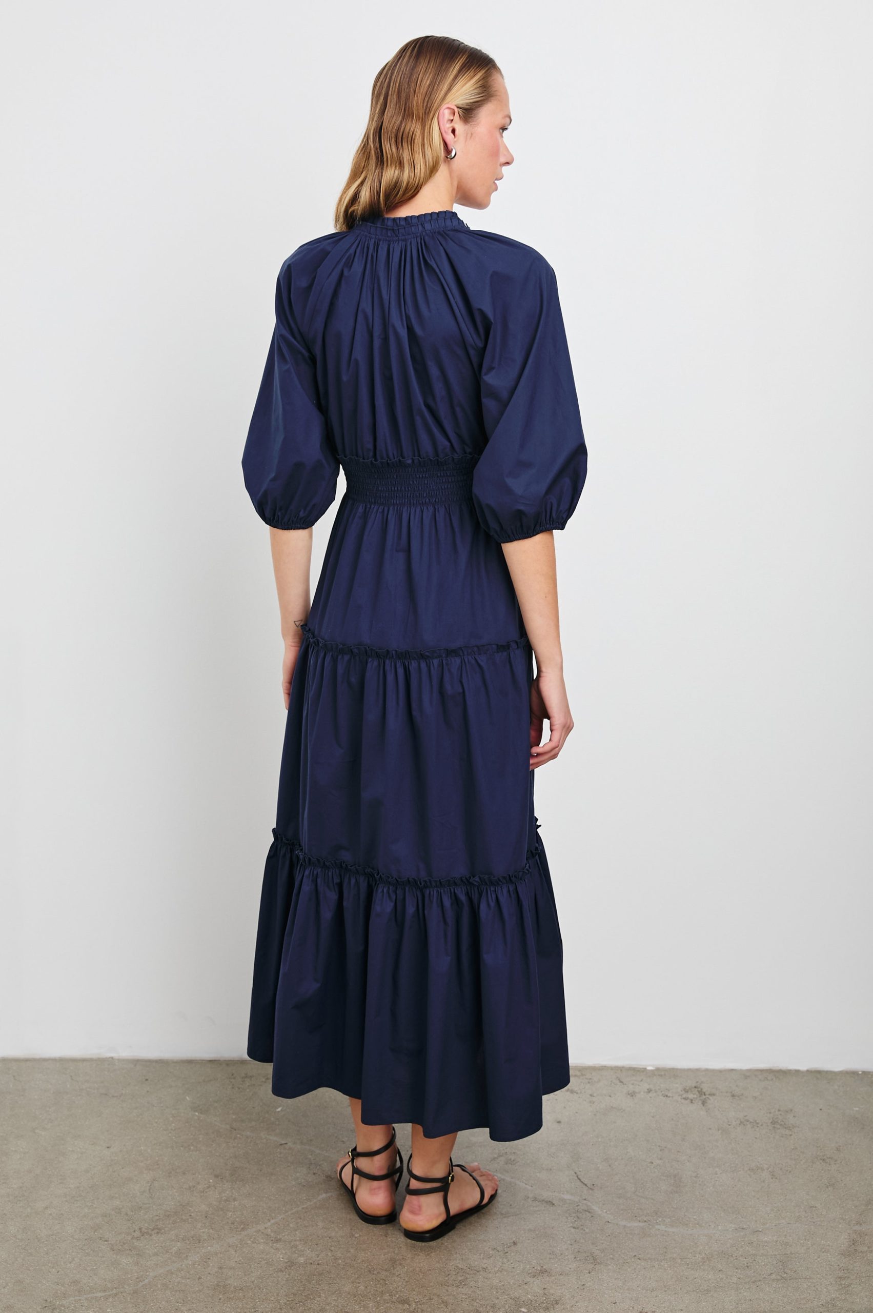 CATERINE DRESS - NAVY - Image 5