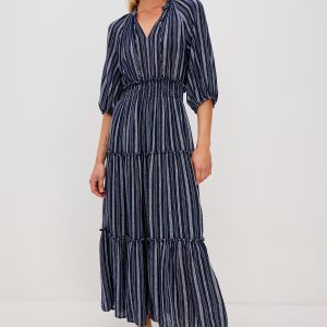 CATERINE DRESS - ROCHE STRIPE