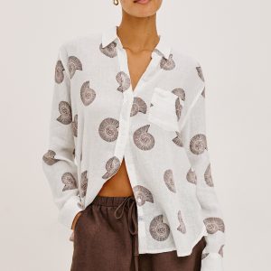 CHARLI SHIRT - SPIRAL SHELLS