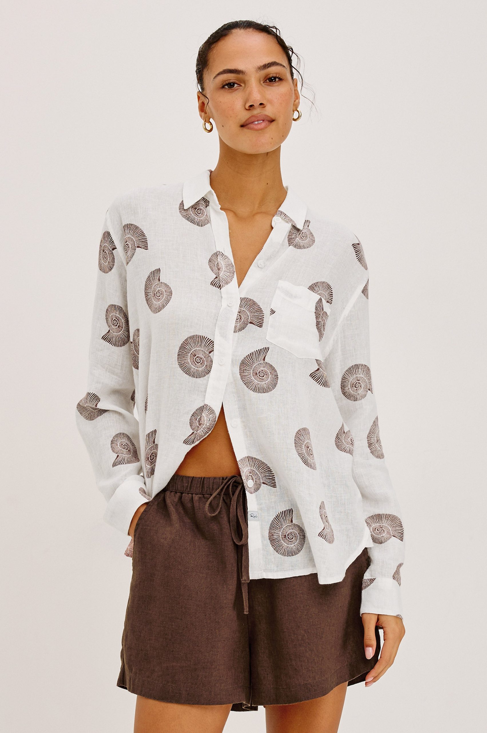 CHARLI SHIRT - SPIRAL SHELLS