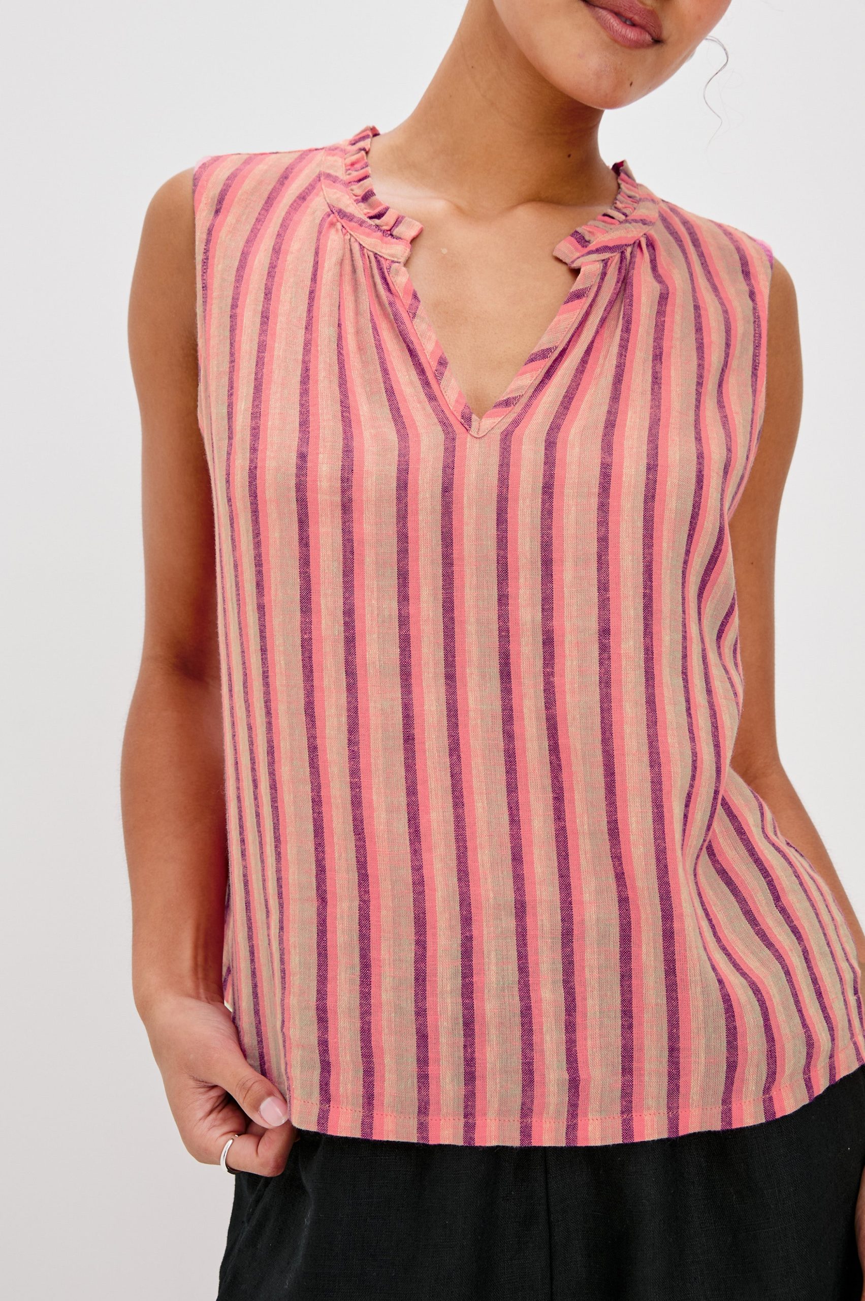 CHRISTY TOP - CABANA STRIPE - Image 2