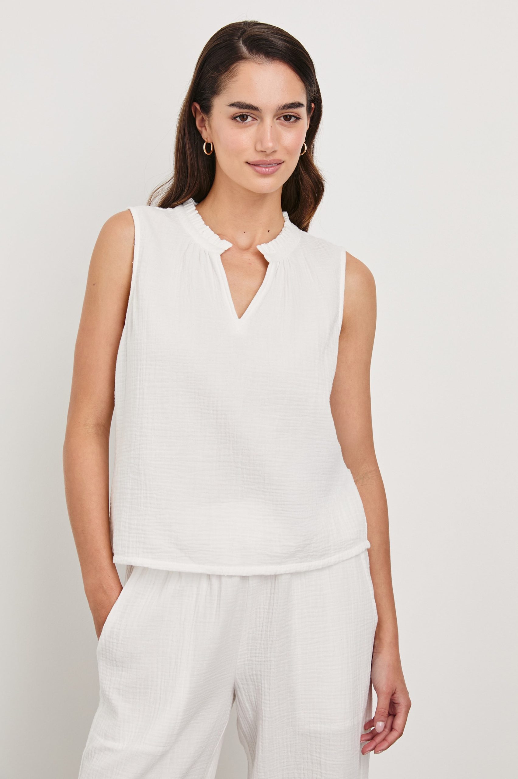 CHRISTY TOP - WHITE