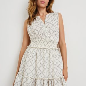 CINDY DRESS - IVORY ZANZIBAR