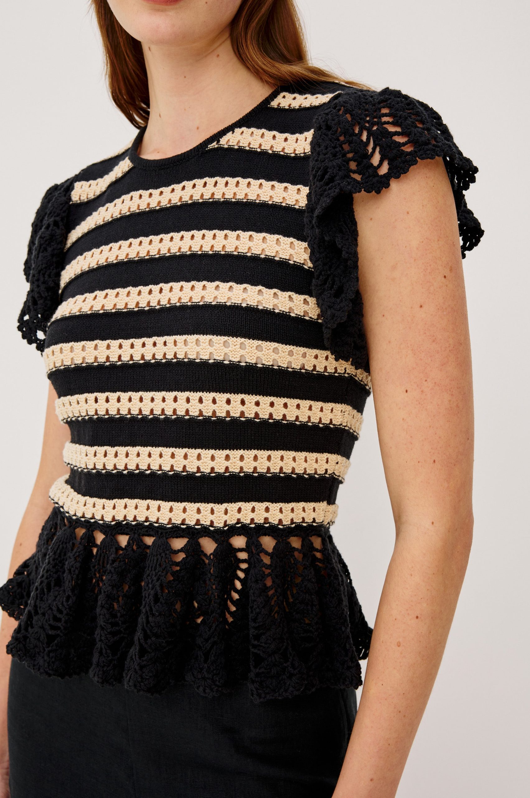 COEN TOP - BLACK OAT STRIPE - Image 2