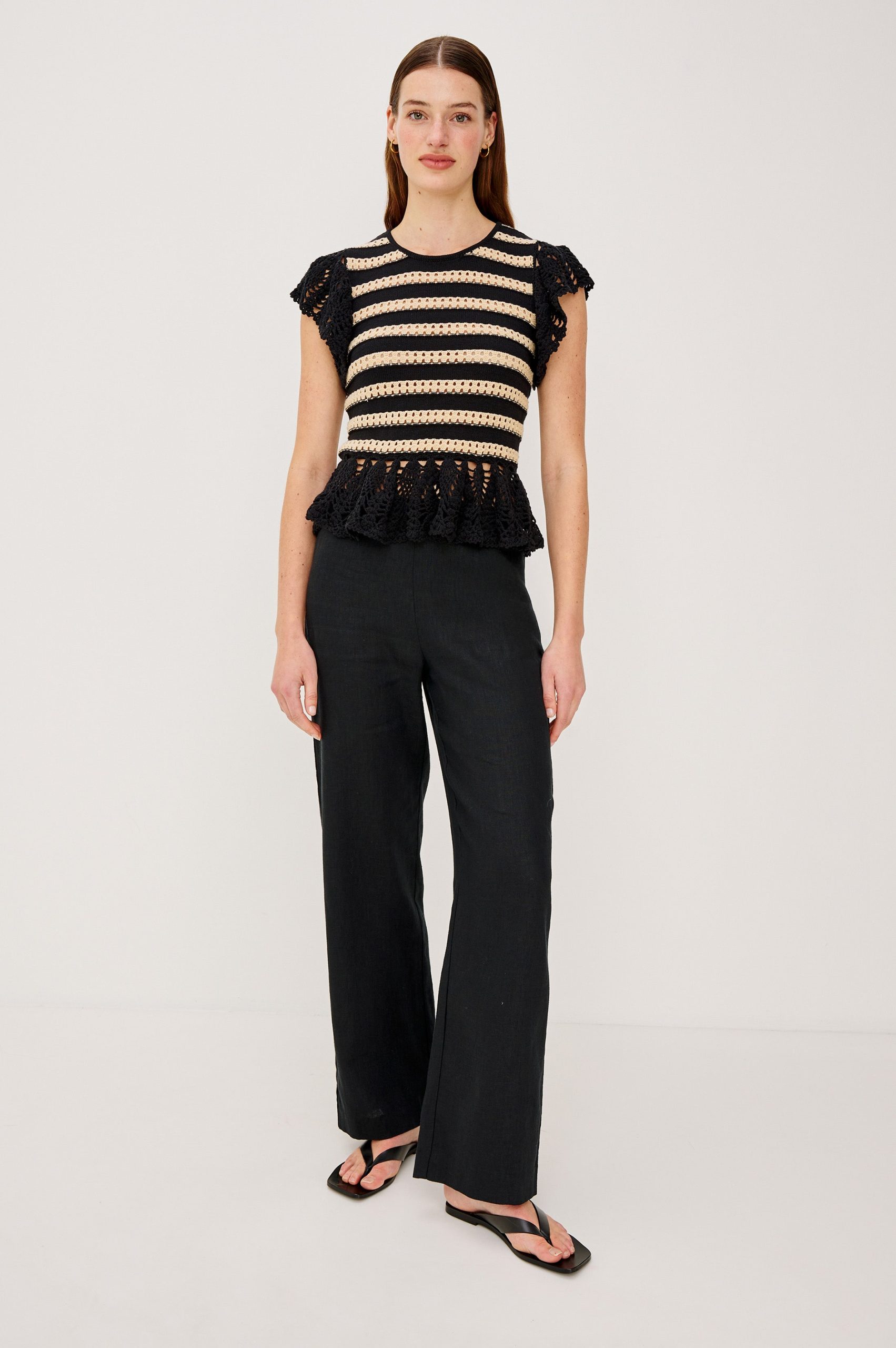 COEN TOP - BLACK OAT STRIPE - Image 3