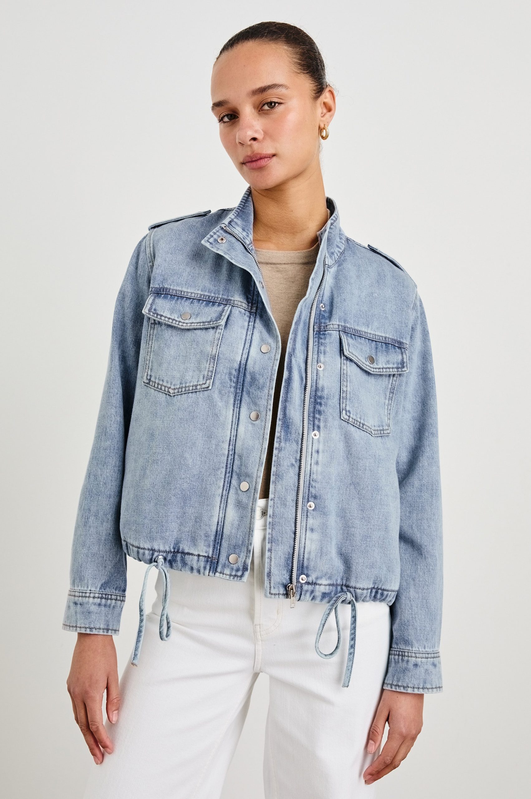 COLLINS JACKET - FADED INDIGO - Image 3