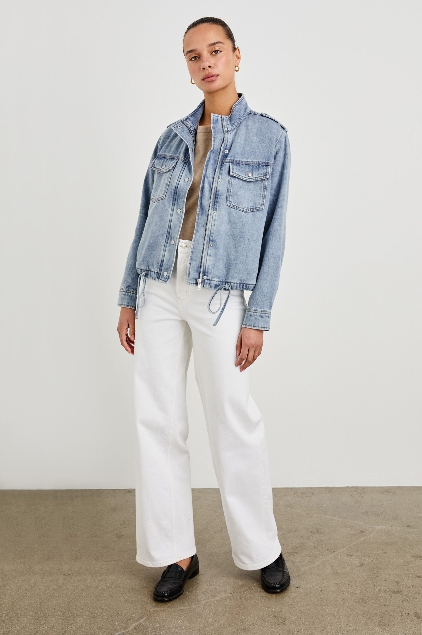 COLLINS JACKET - FADED INDIGO - Image 4
