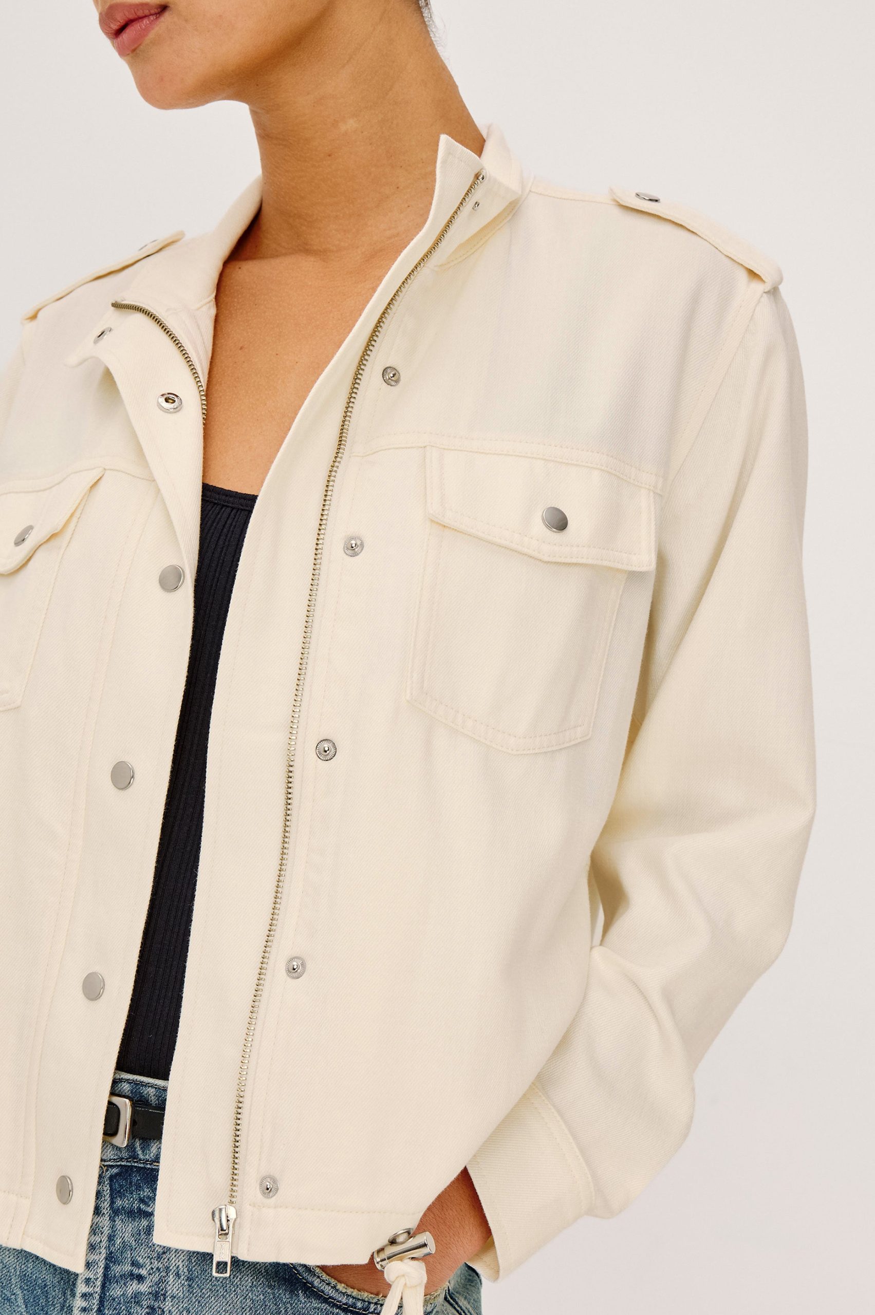 COLLINS JACKET - IVORY - Image 2