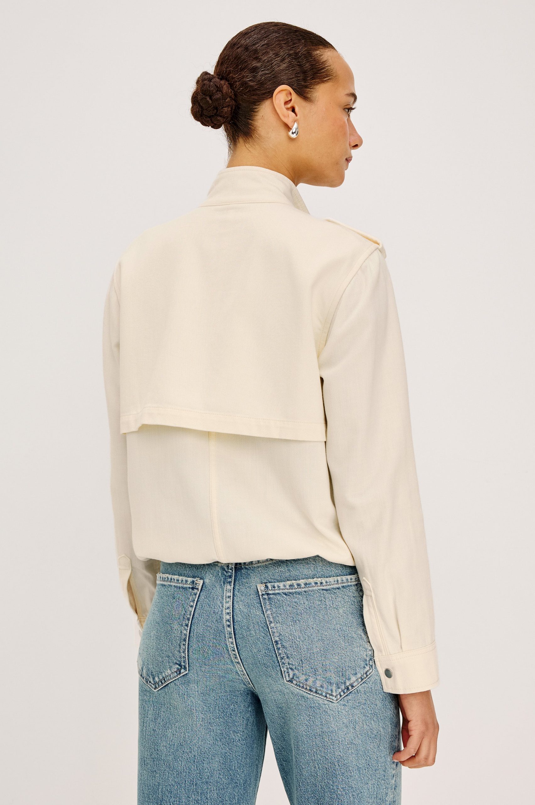 COLLINS JACKET - IVORY - Image 5