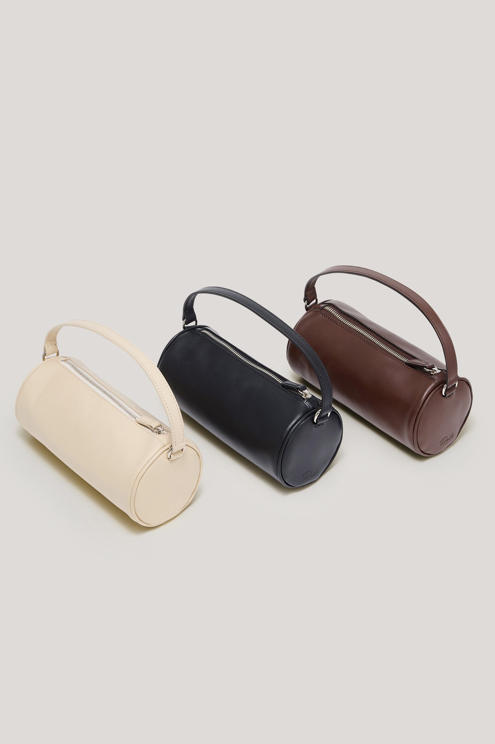 COMO MINI BARREL BAG - BLACK LEATHER - Image 5