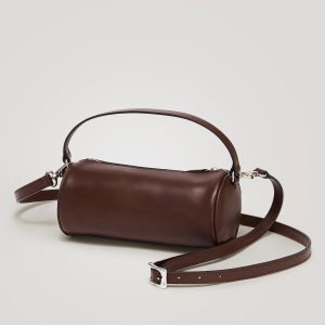 COMO MINI BARREL BAG - ESPRESSO LEATHER