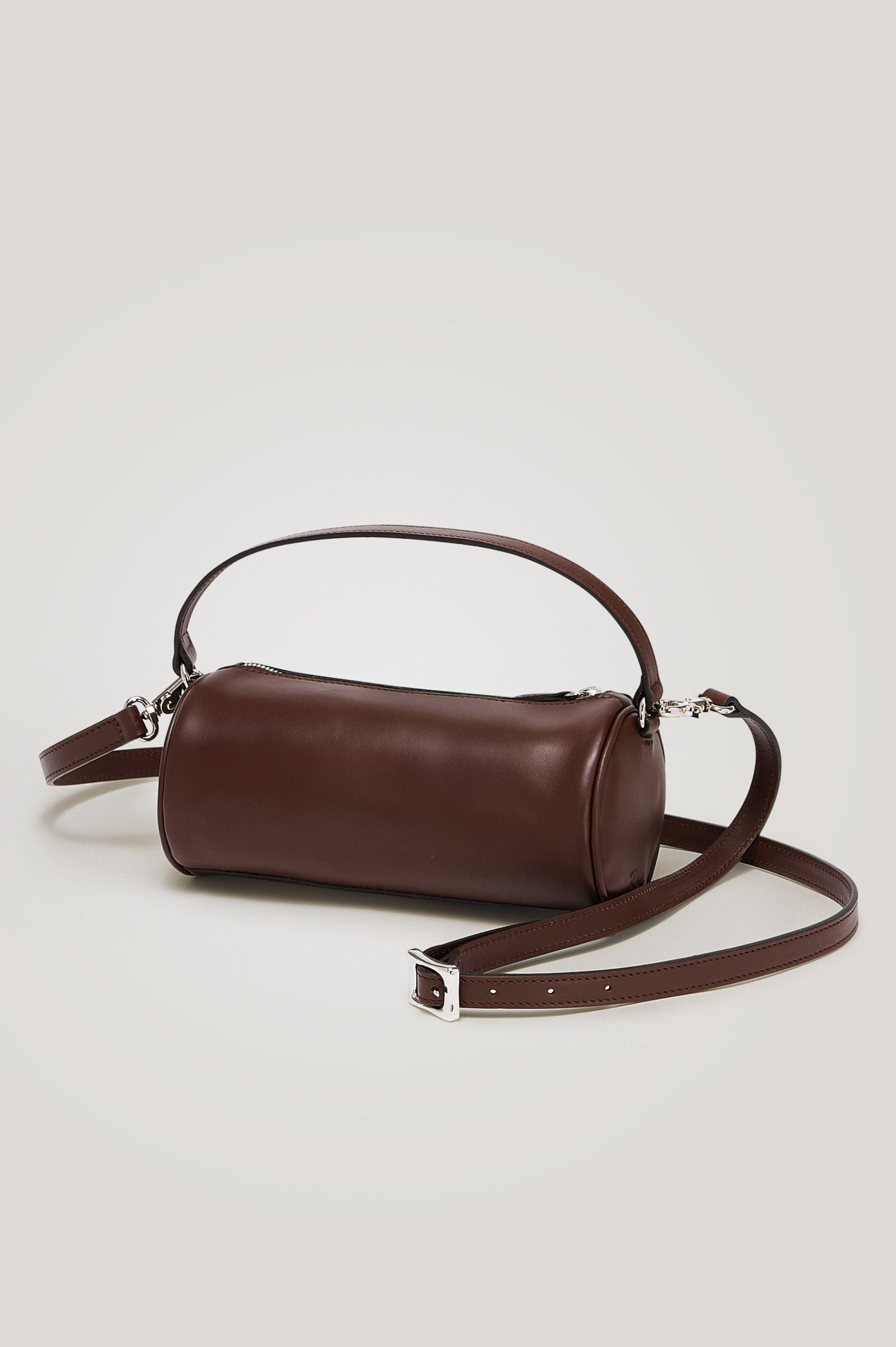COMO MINI BARREL BAG - ESPRESSO LEATHER