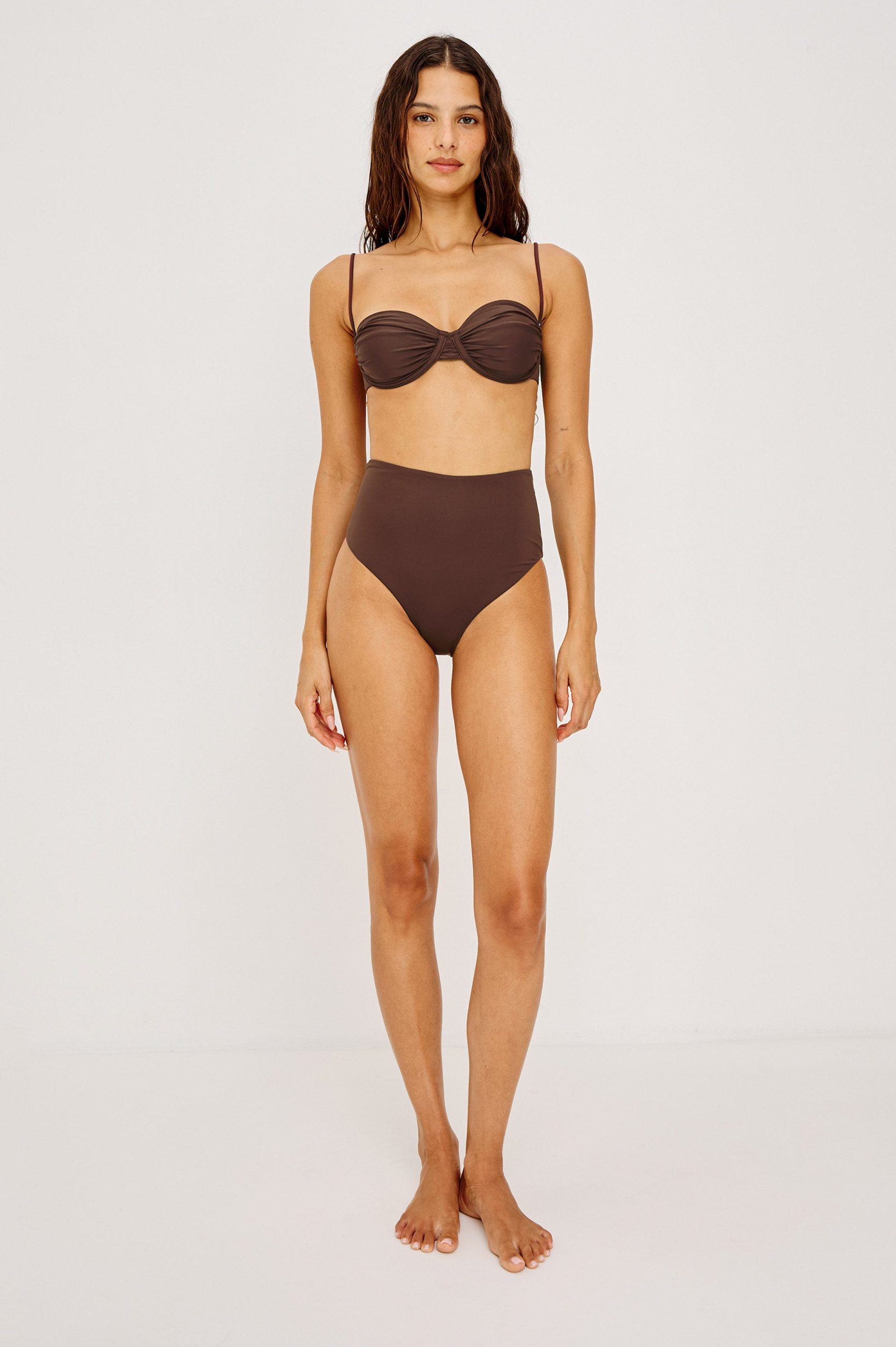 CONCHA BIKINI TOP - ESPRESSO - Image 3