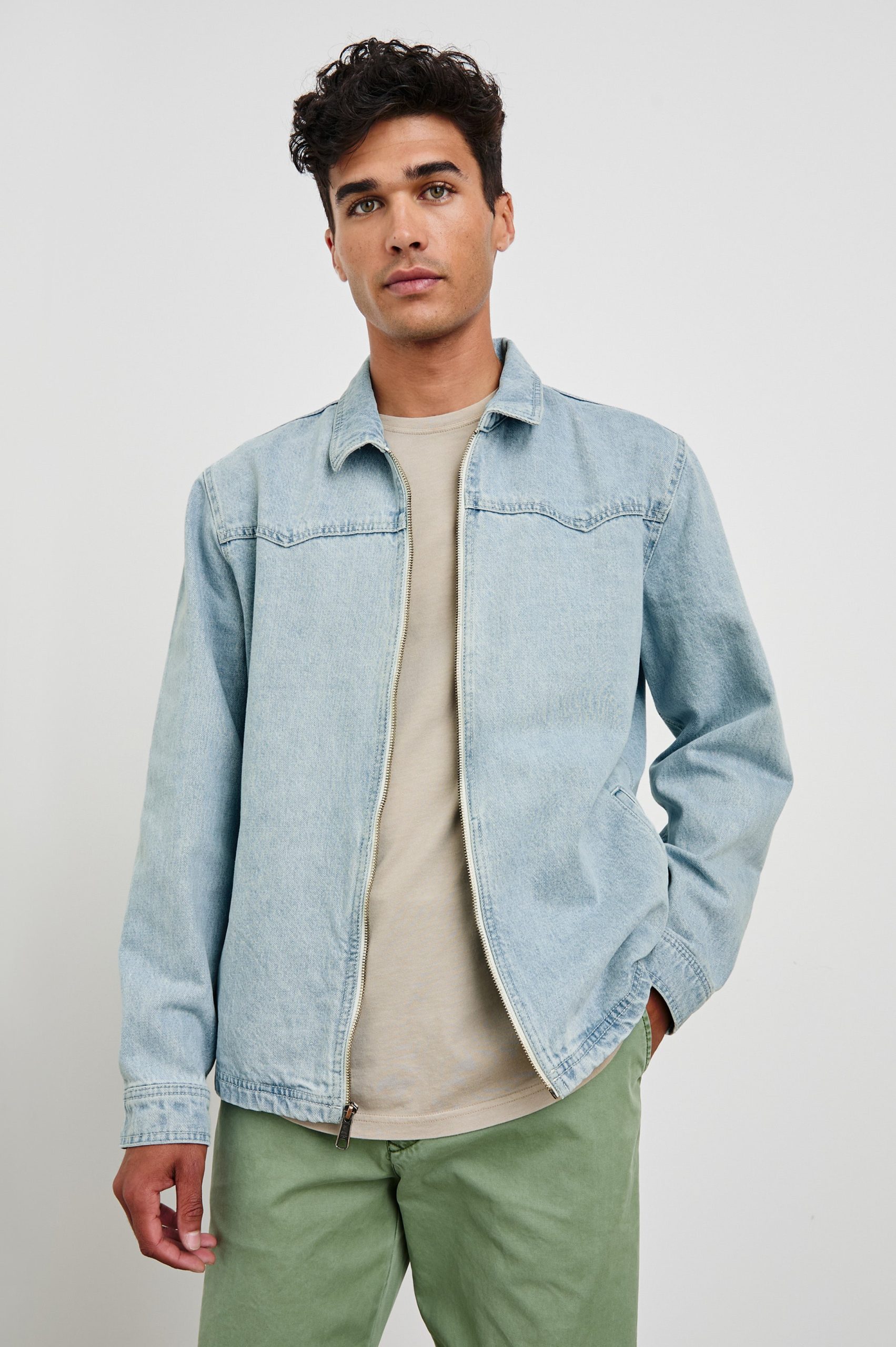 COOKE JACKET - LIGHT WASH - Image 3