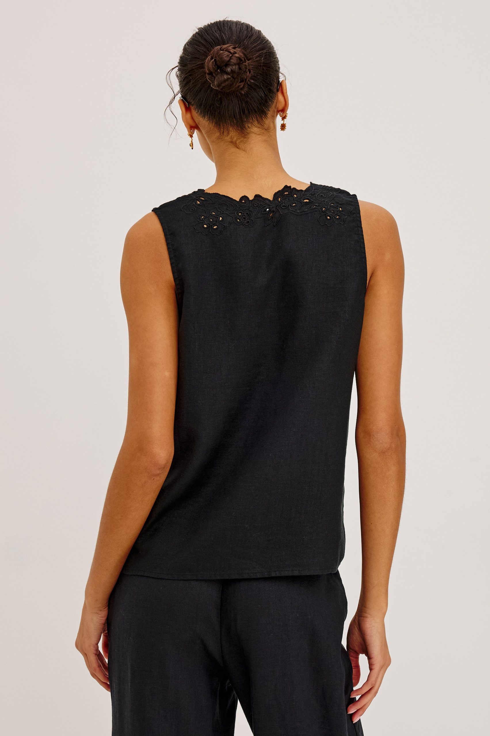 CORNELIA TOP - BLACK - Image 5