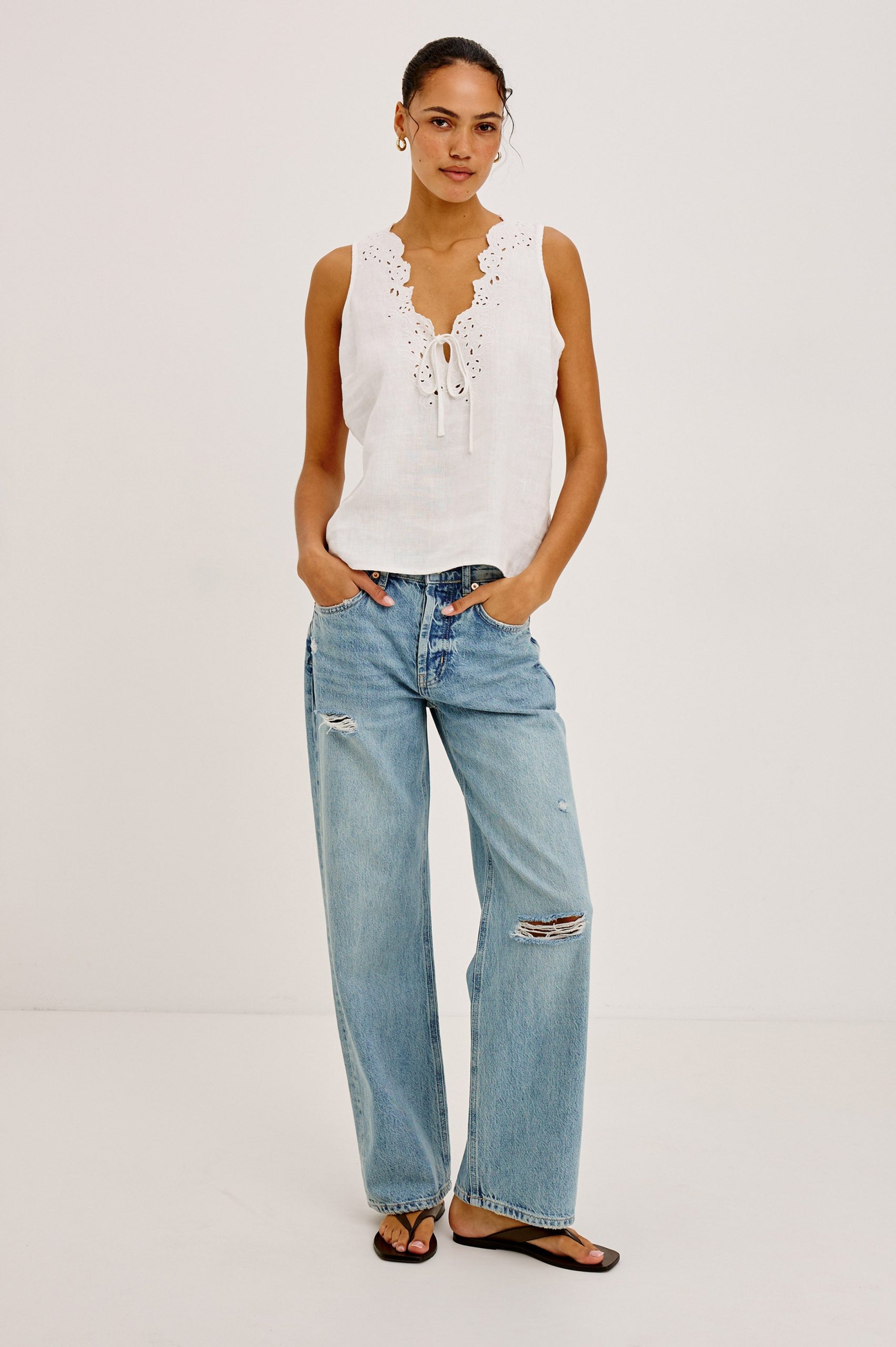 CORNELIA TOP - WHITE - Image 3