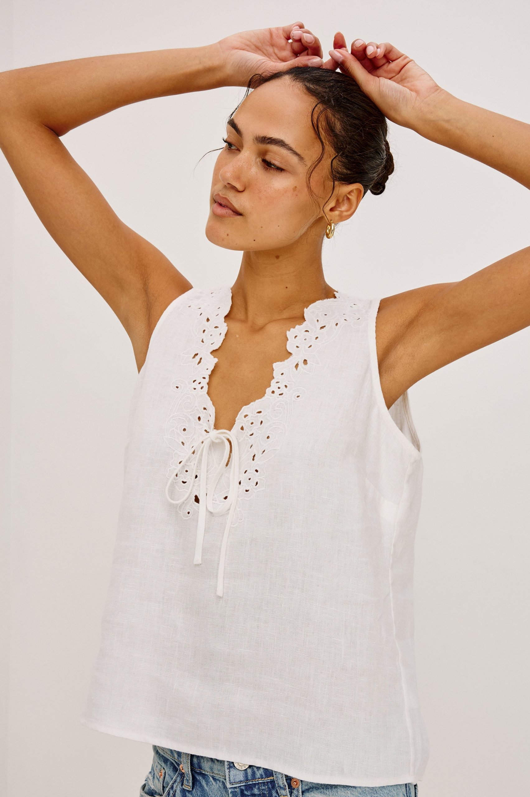 CORNELIA TOP - WHITE - Image 4