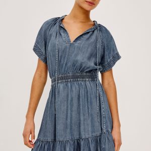 CORVERA DRESS - BLUE RIDGE