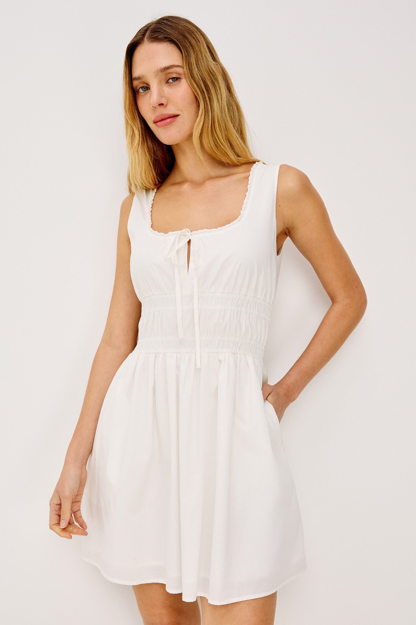 COSETTE DRESS - WHITE