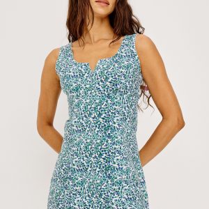 COVE DRESS - BLUE VINE