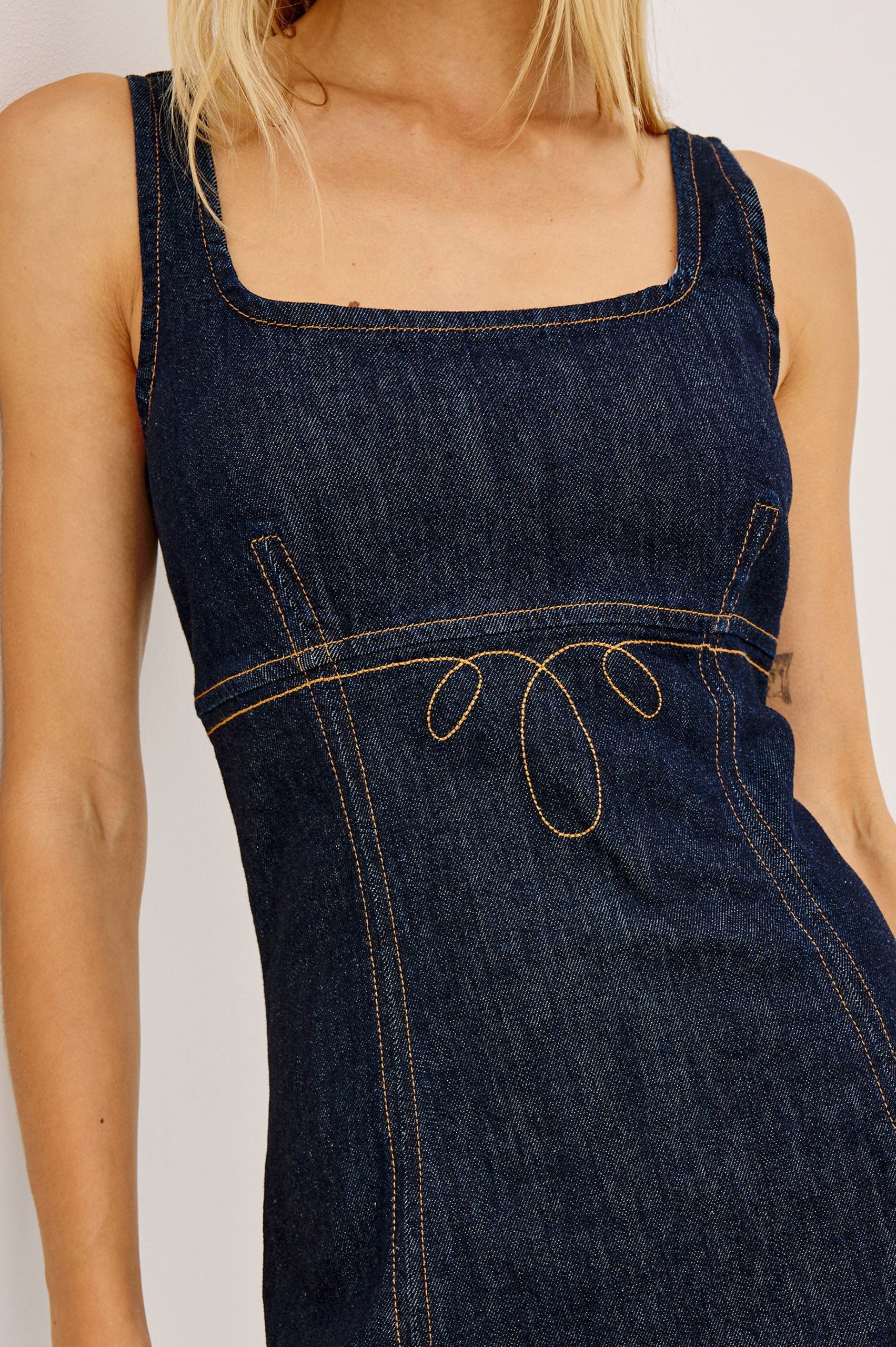 COVE PETAL DRESS - MIDNIGHT BLUES - Image 2