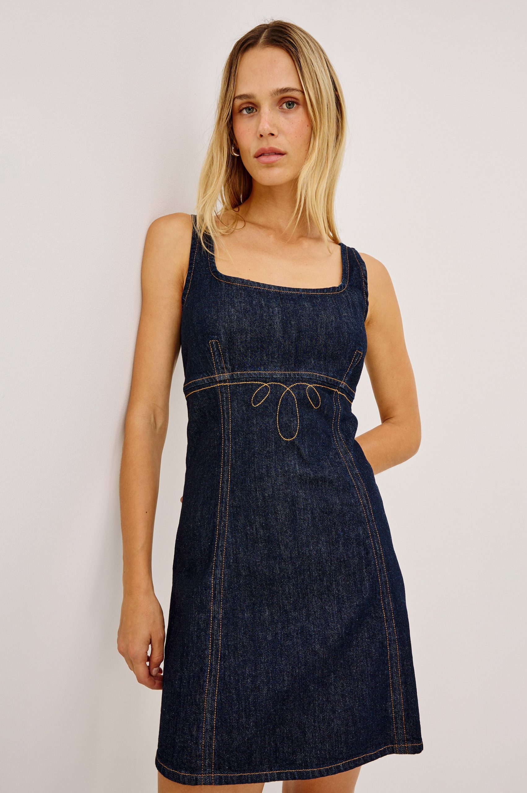COVE PETAL DRESS - MIDNIGHT BLUES - Image 4