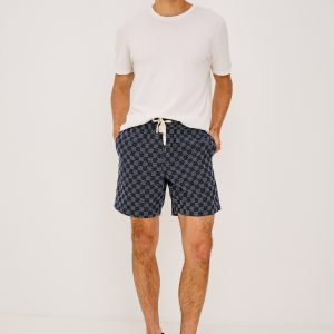 CRUZ SHORT - NAVY SASHIKO