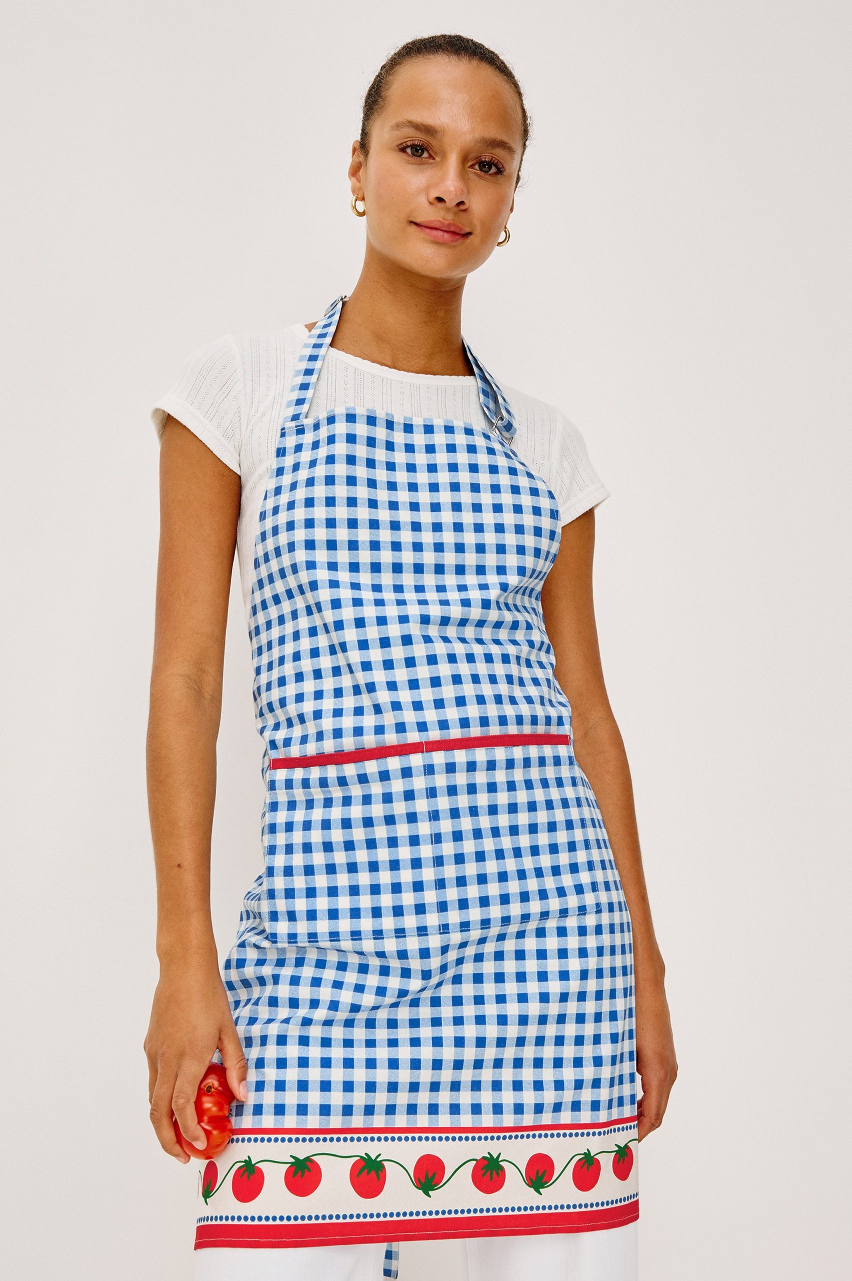 RAILS X GIADZY CUCINA APRON - GINGHAM TOMATOES