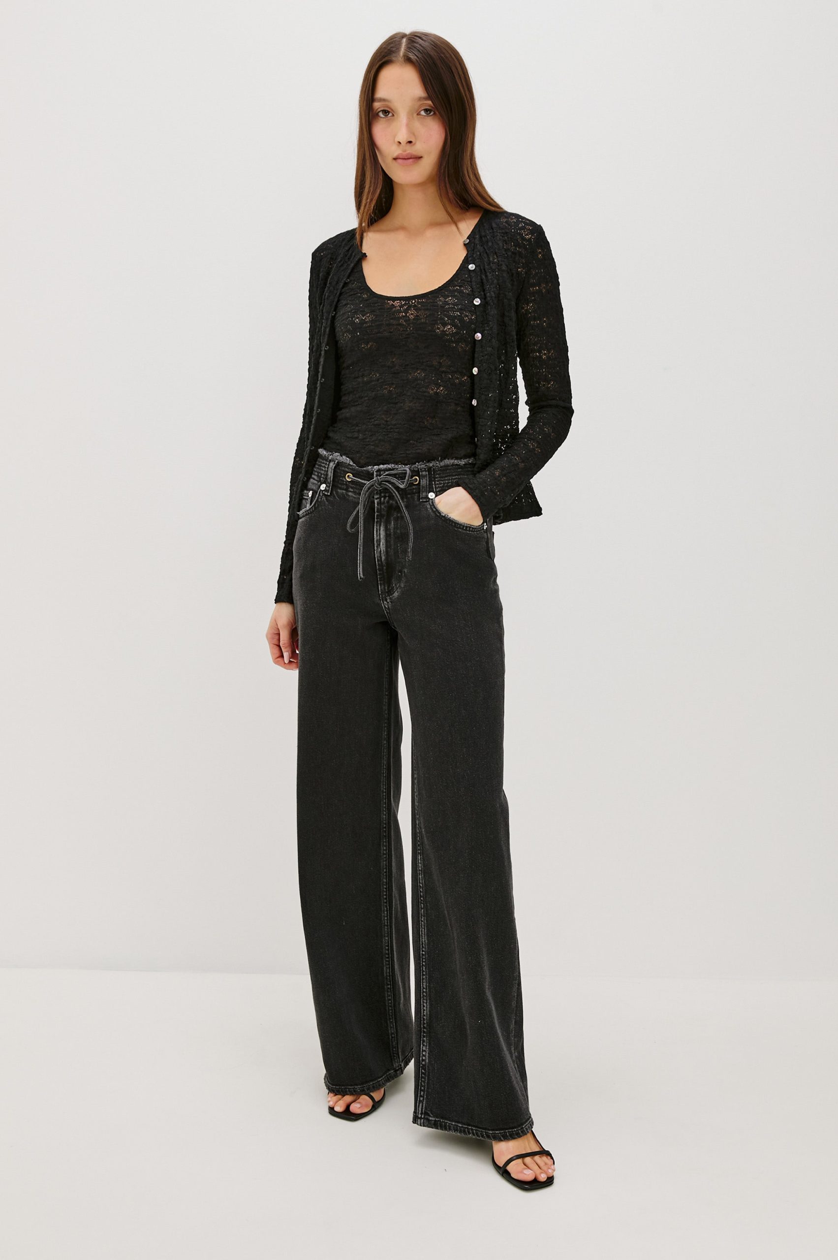 CYRAH TOP - BLACK LACE - Image 3