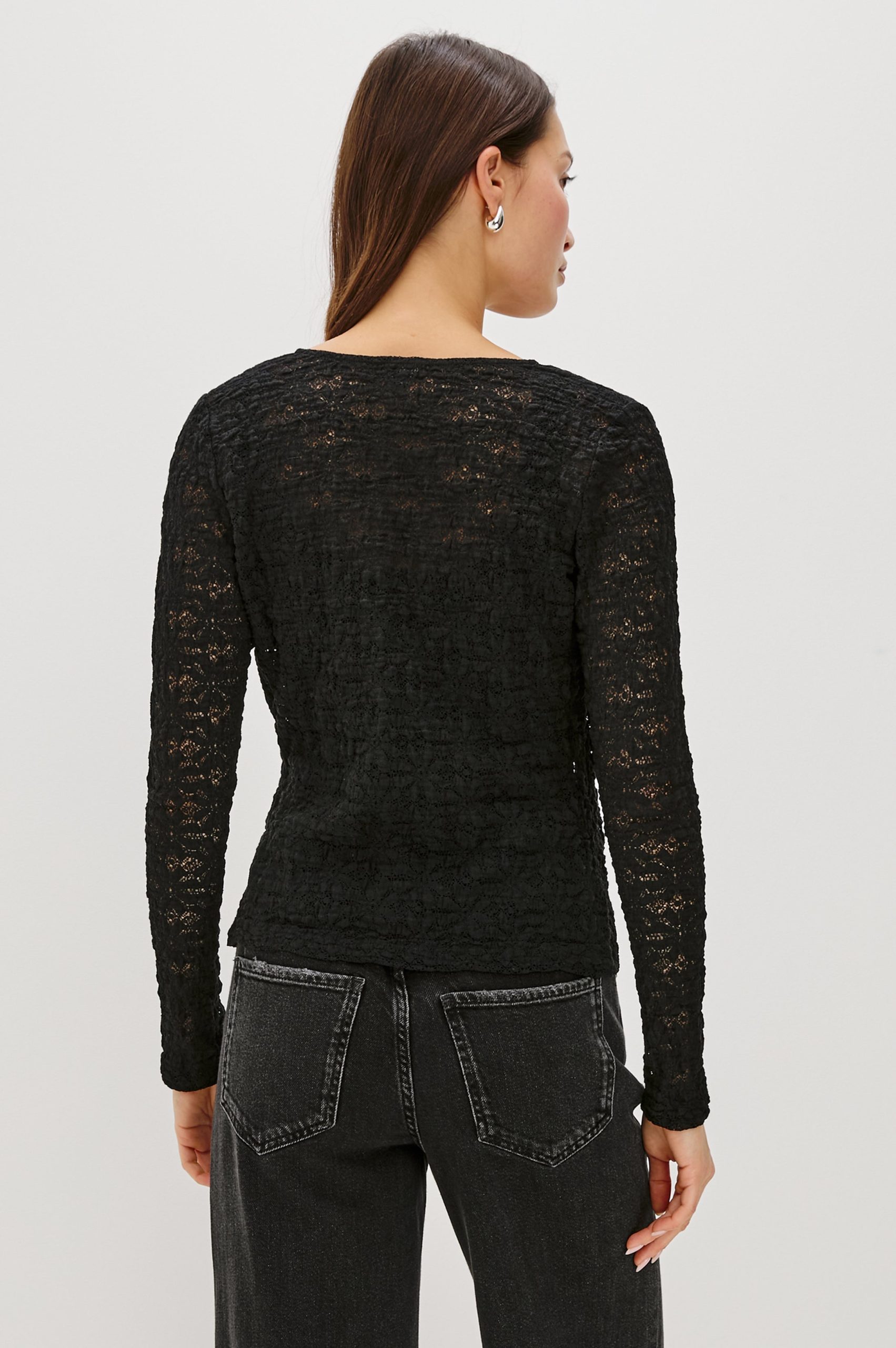 CYRAH TOP - BLACK LACE - Image 4