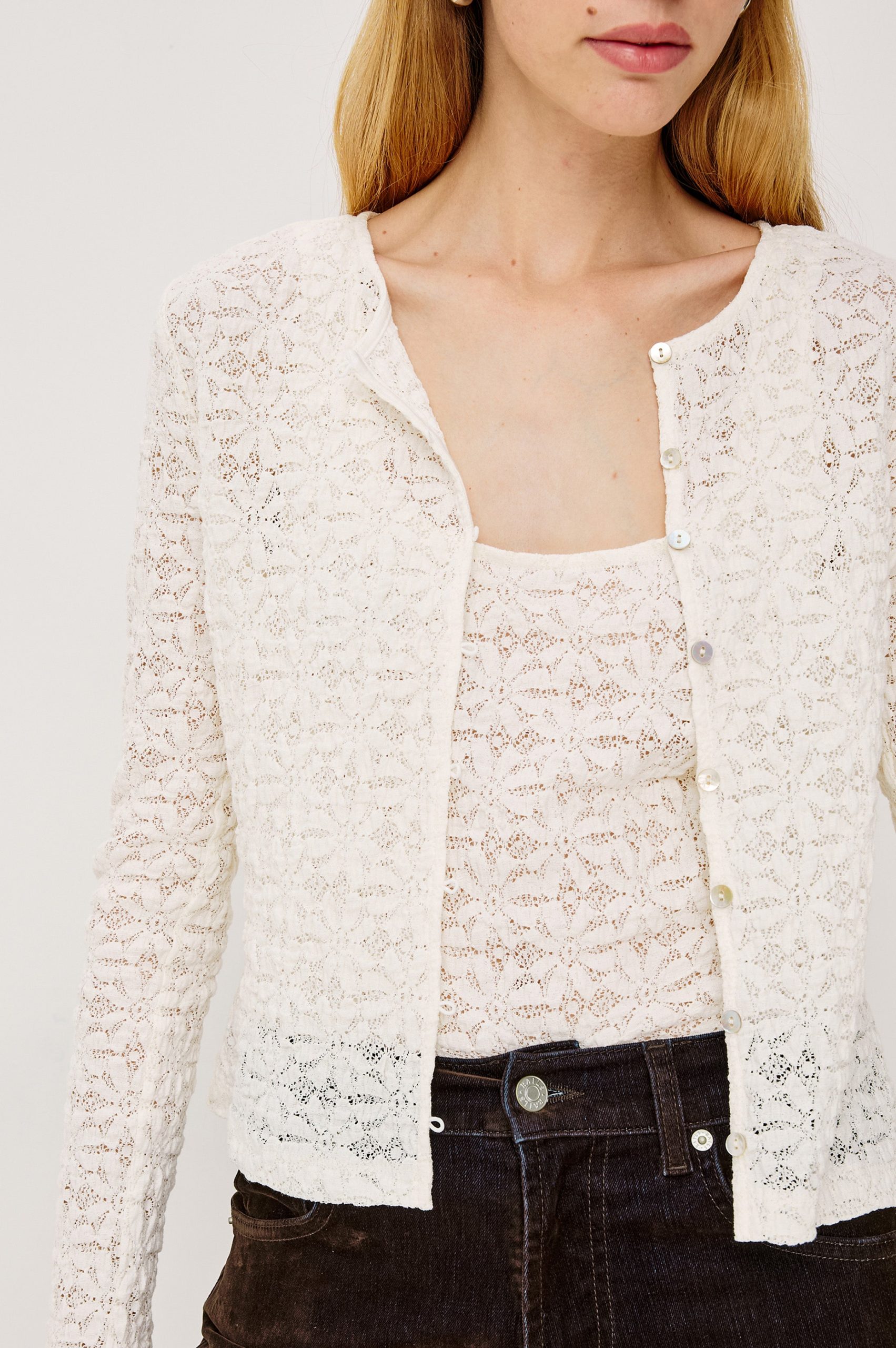 CYRAH TOP - IVORY - Image 2