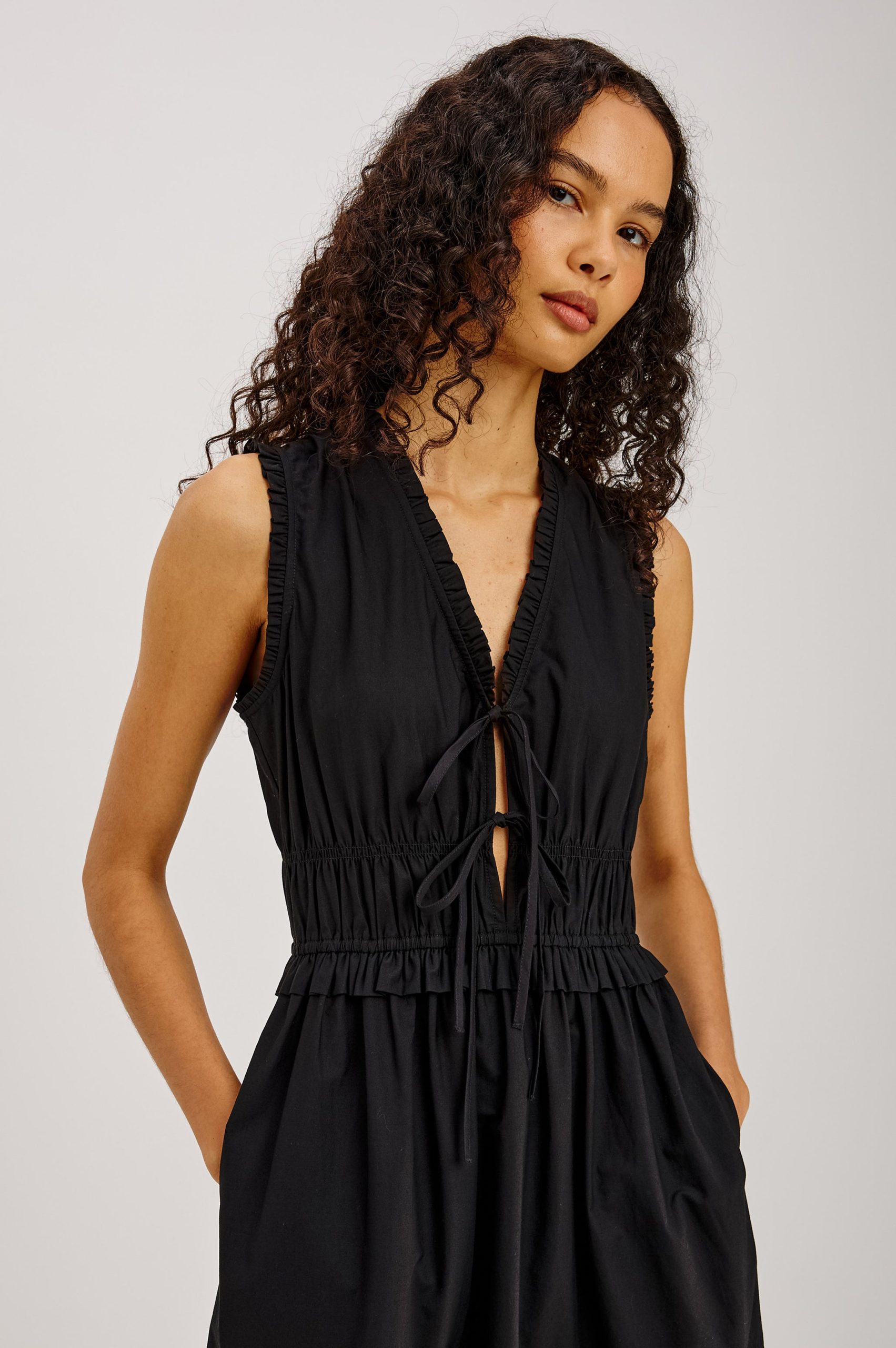 DANA DRESS - BLACK - Image 4