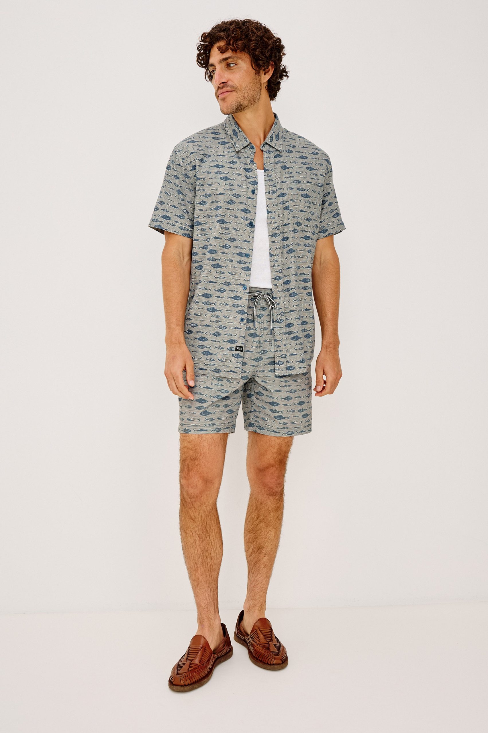 DANE SWIM SHORT - VINTAGE AQUARIUM ETCH - Image 2
