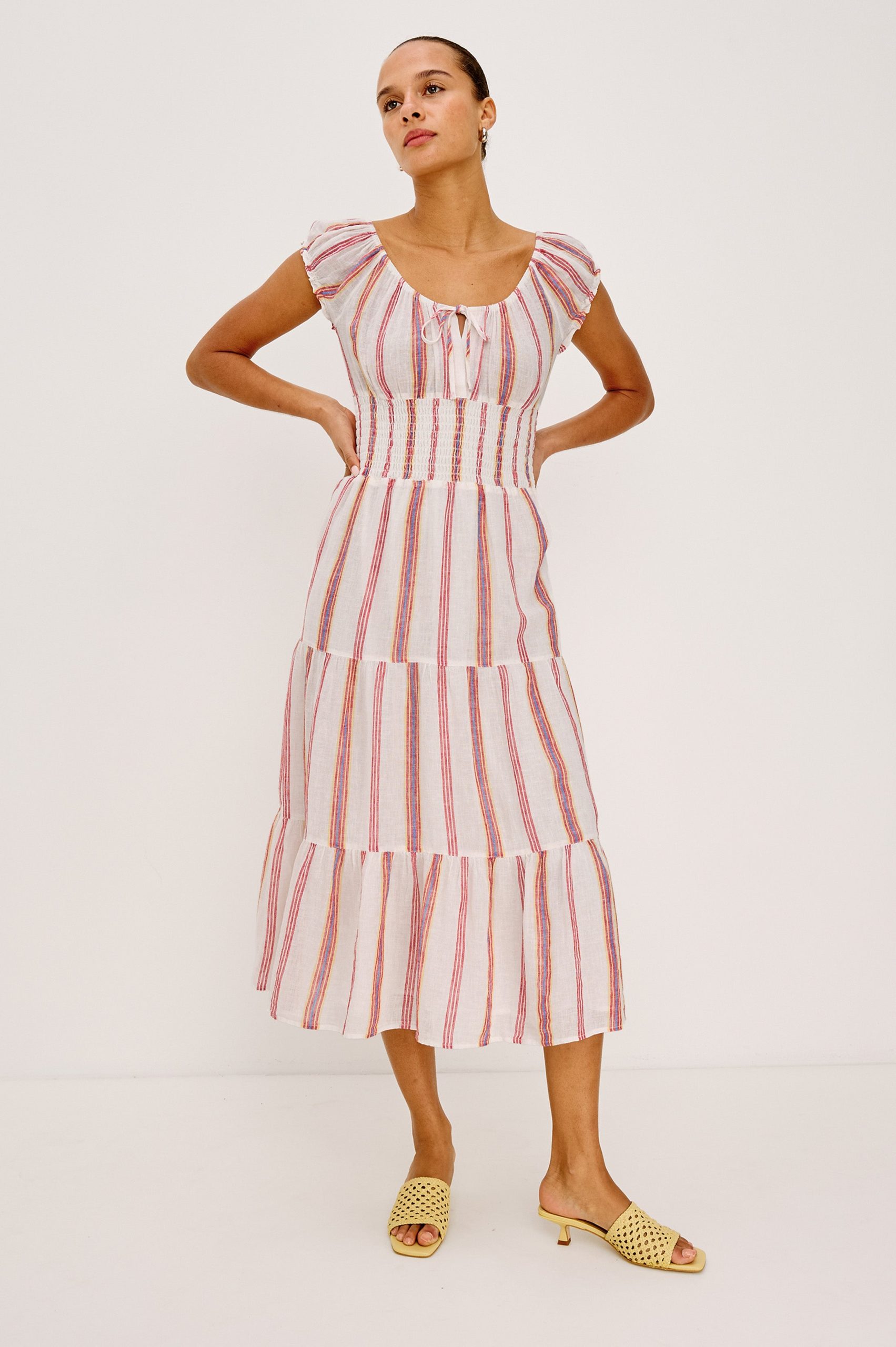 RAILS X GIADZY DARIA DRESS - PRIMAVERA STRIPE - Image 3