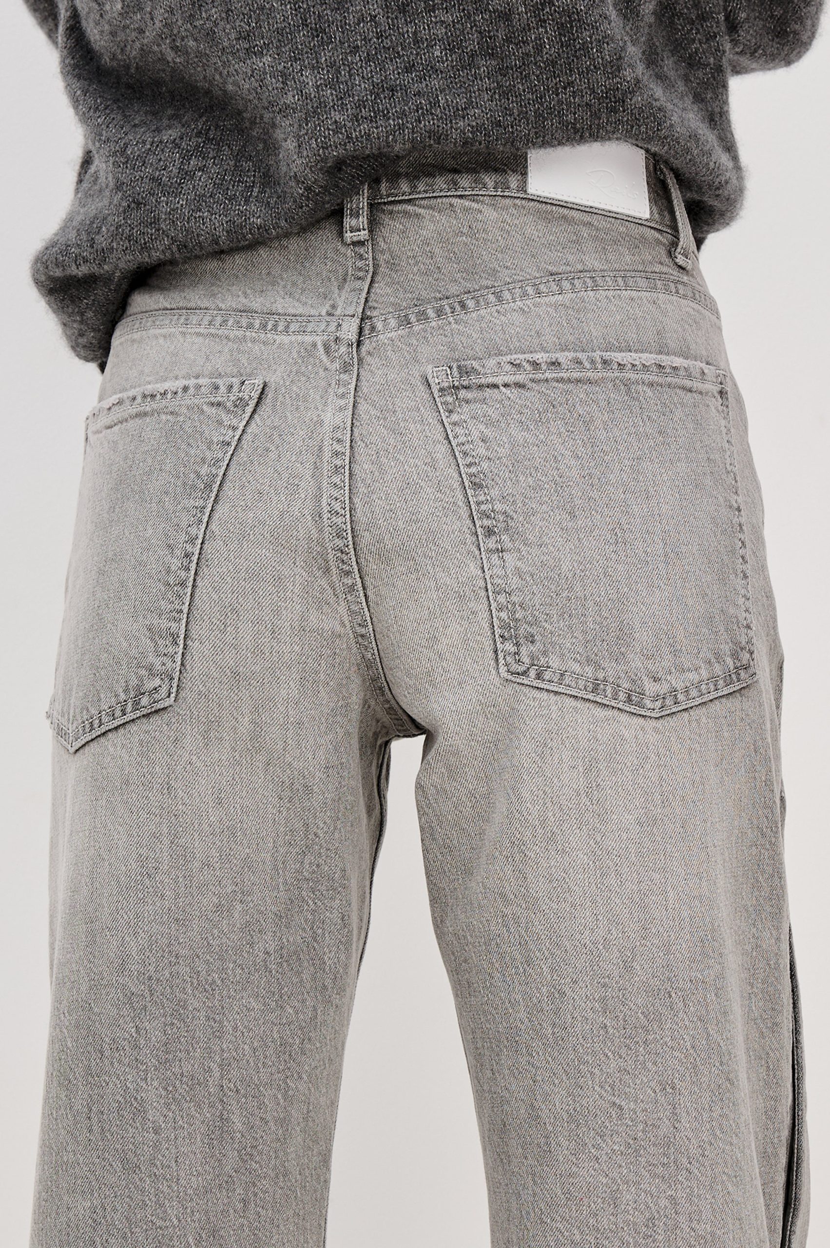 DEL MAR BOYFRIEND - STONE GREY STUDDED - Image 3